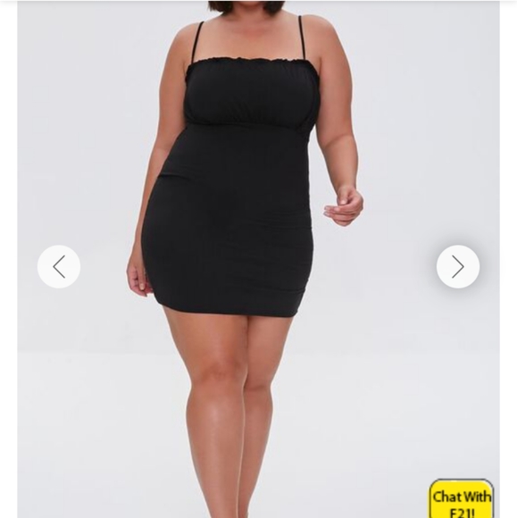 NWT Black Mini Dress Size 1X - Picture 2 of 5